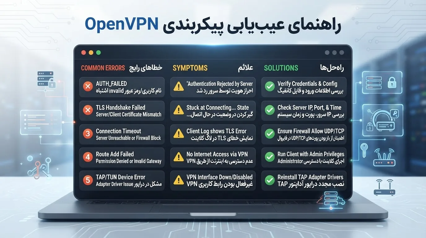 مشکل کانفیگ OpenVPN - تصویر میانی