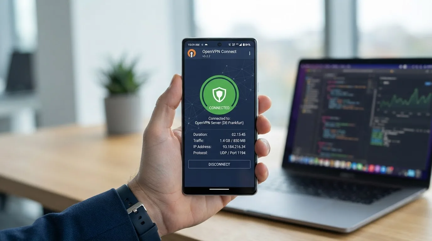 OpenVPN برای اندروید - تصویر میانی