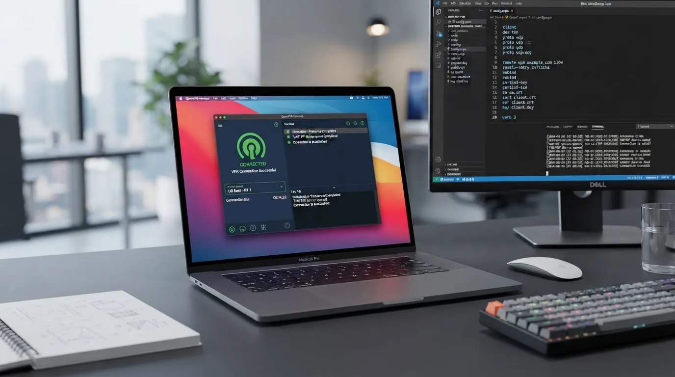 اتصال به OpenVPN با فایل کانفیگ - تصویر میانی