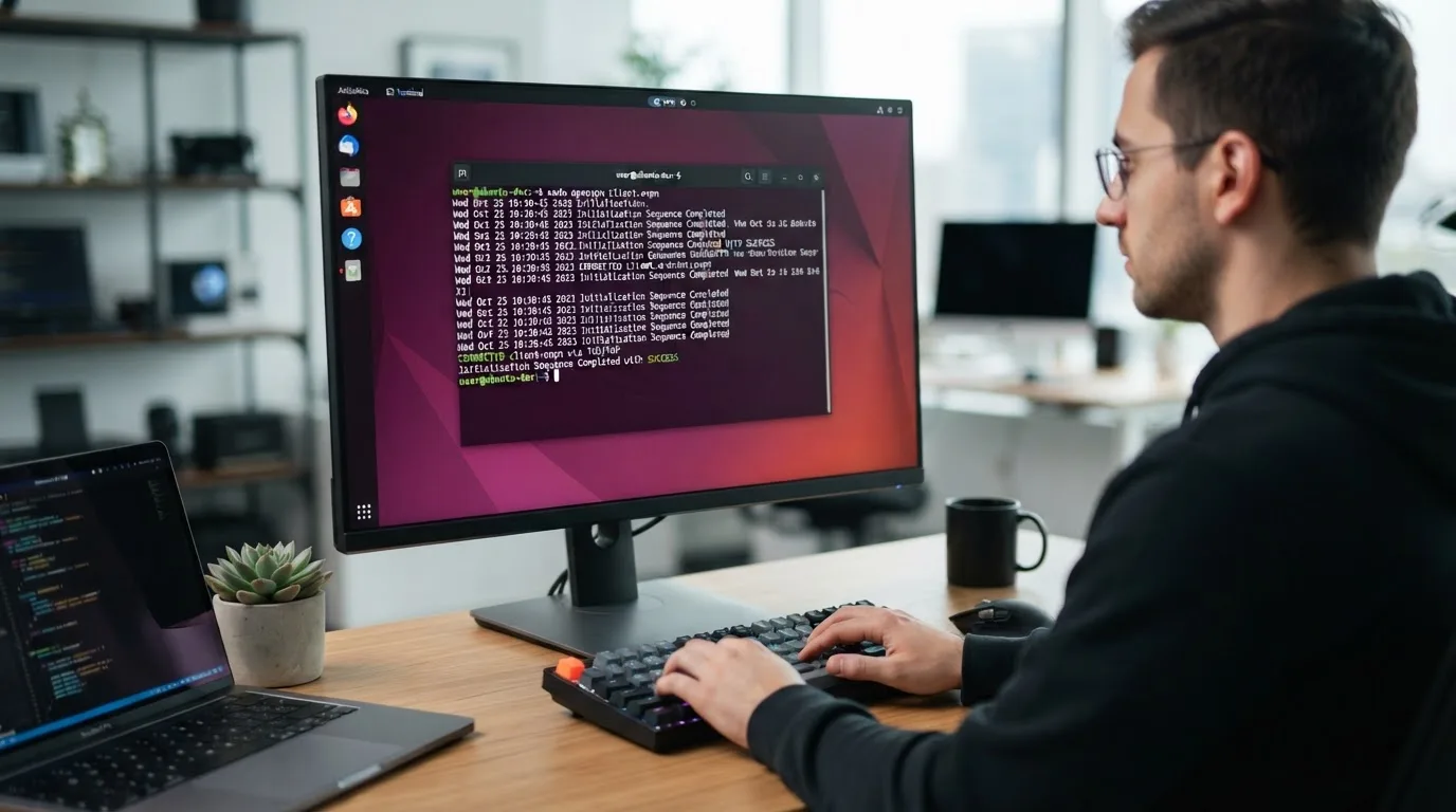 نصب OpenVPN در لینوکس اوبونتو - تصویر میانی