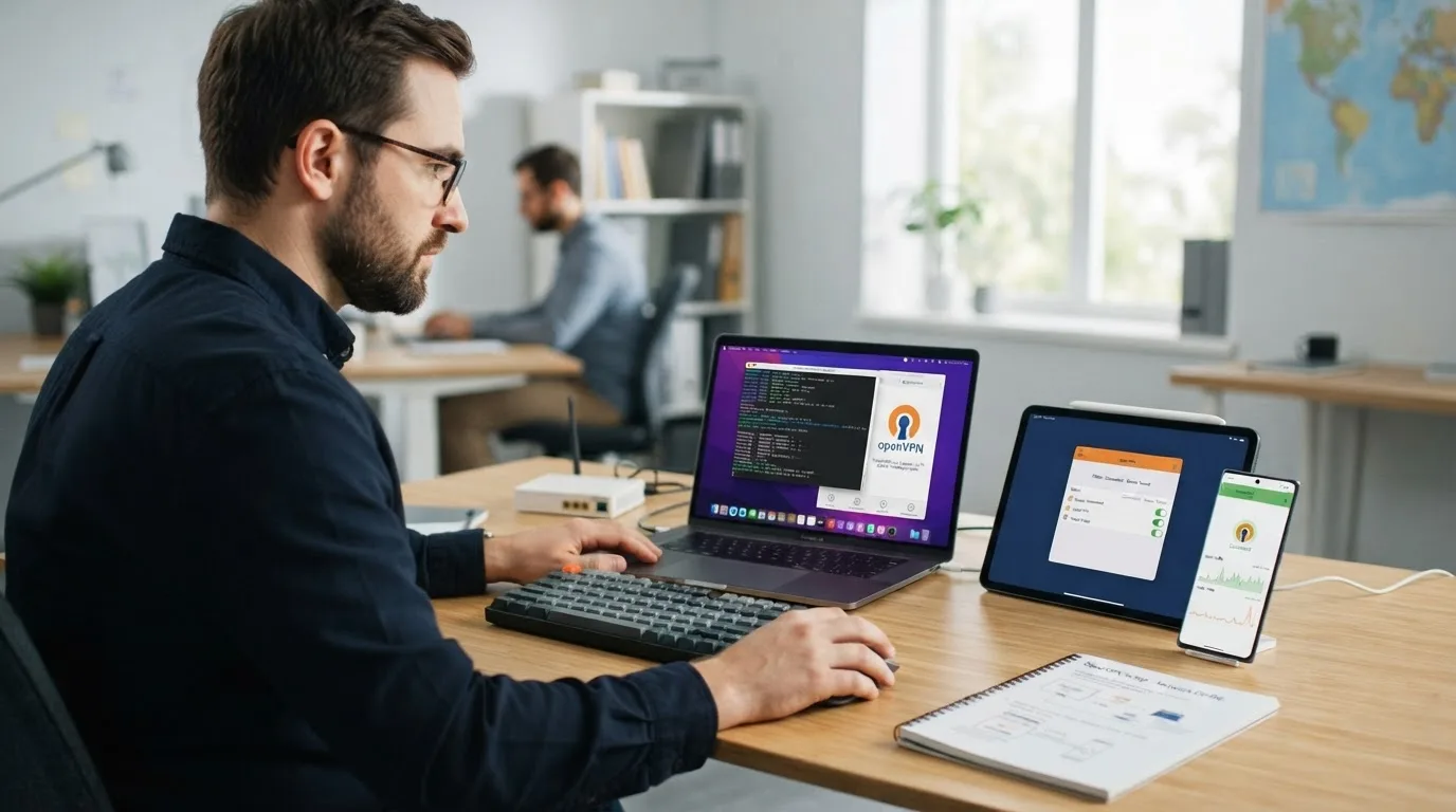 کانفیگ OpenVPN روی چند دستگاه - تصویر میانی