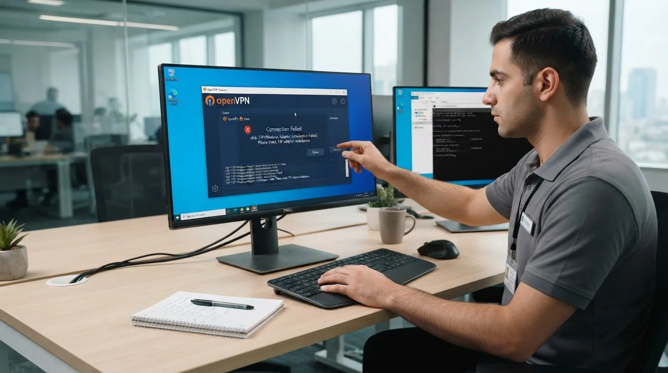 خطای TAP-Windows Adapter - تصویر میانی
