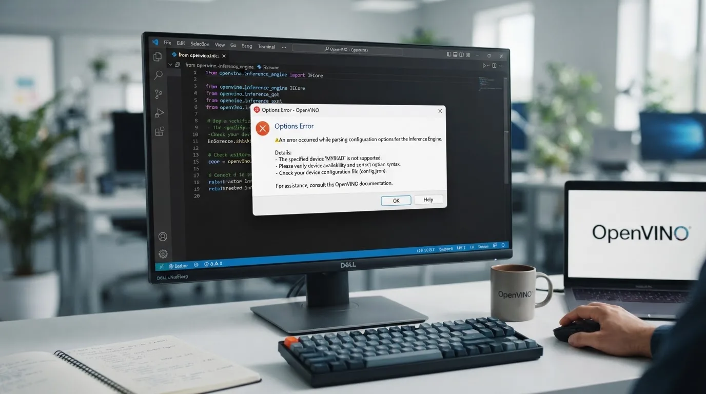 خطای Options error در اوپن وی پی ان - تصویر میانی